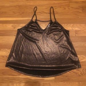 Metallic tank top